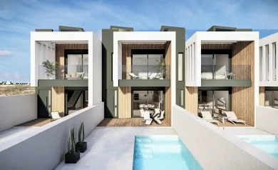 Bærekraftige rekkehus i nybygg i Pilar de la Horadada, Costa Blanca