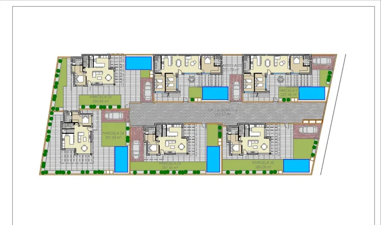 Planskisse — Elegant New Build Villas in Los Montesinos – Modern Comfort in a Serene Setting