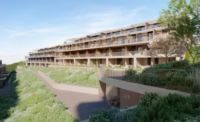 New Build Residential Complex with Golf and Sea Views near Estepona