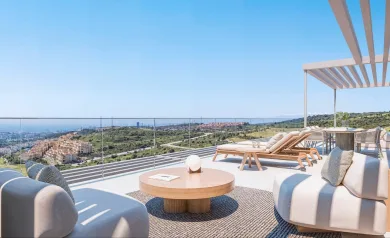 New Build Residential Complex with Golf and Sea Views near Estepona