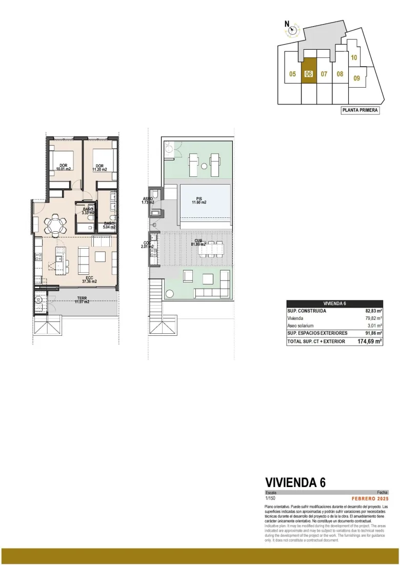 Planskisse — Boutique Development of New Build Homes with Private Pools in Pilar de la Horadada