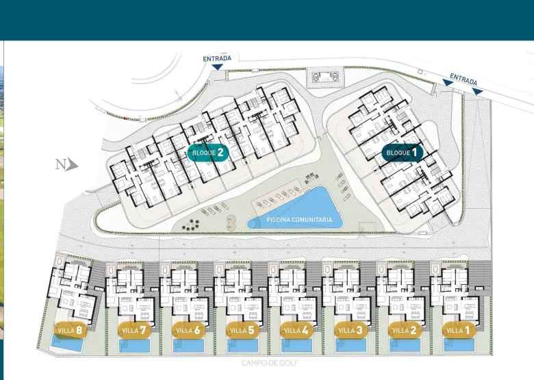 Planskisse — New Build Residential on the Frontline of La Serena Golf in Los Alcázares