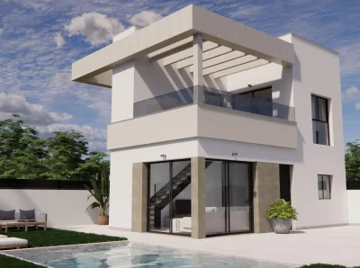 Moderne villaer med privat basseng i Vistabella Golf Resort, Orihuela