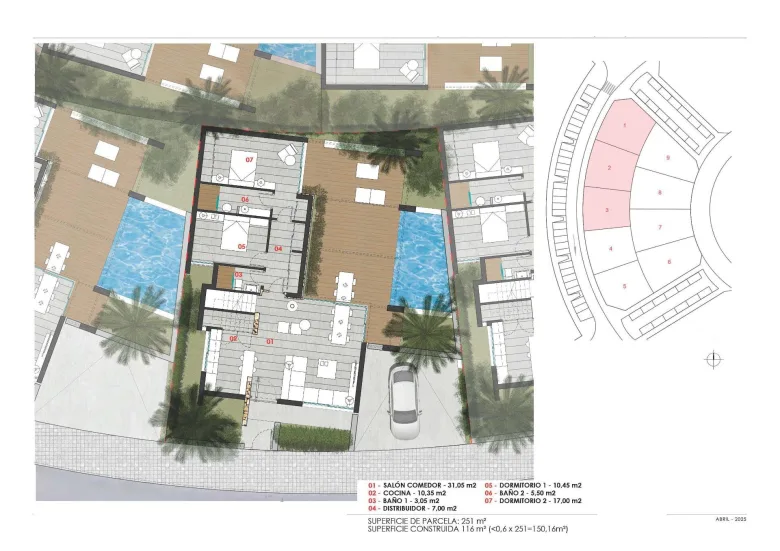 Planskisse — New Build Villas in Roldán – Modern Living with Mediterranean Style