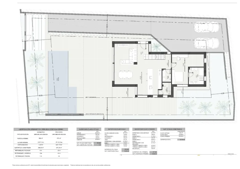 Planskisse — Luksuriøs nybygget villa til salgs i La Zenia, Orihuela Costa