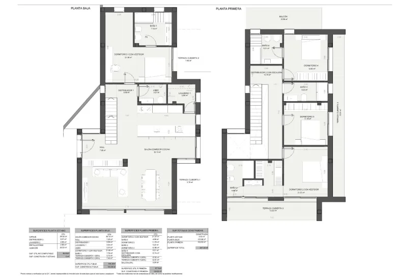 Planskisse — Luksuriøs nybygget villa til salgs i La Zenia, Orihuela Costa