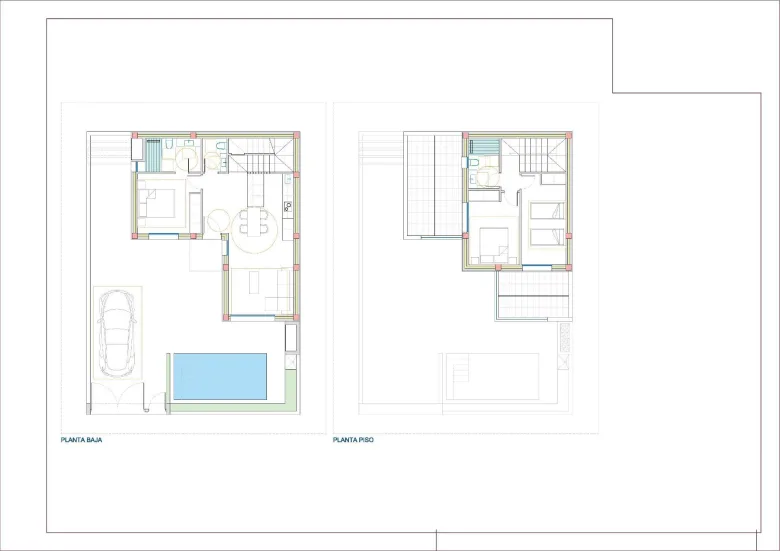 Planskisse — New Build Villas in San Fulgencio with Private Pool and Modern Design