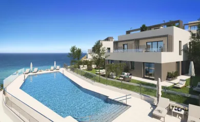 Nye boliger med havutsikt i Castillo de Lagos, østkysten av Costa del Sol