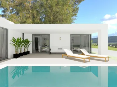 Nye moderne villaer med privat basseng i Monforte del Cid