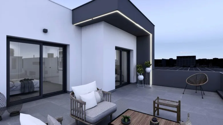 Planskisse — Luksuriøse nybygde tomannsboliger i Benijófar – Costa Blanca Living