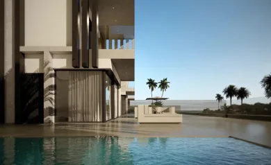 Luxury New Build Villas on the Frontline Beach in Puerto de Mazarrón