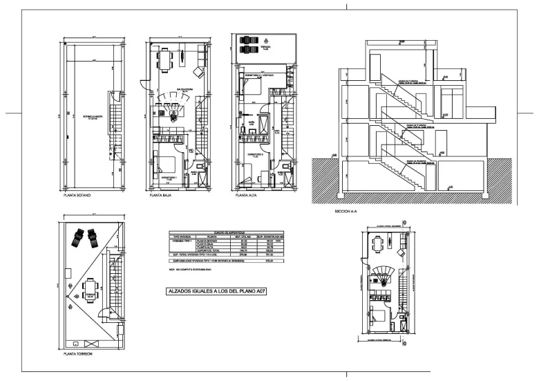 Planskisse — Luxury New Build Villas on the Frontline Beach in Puerto de Mazarrón