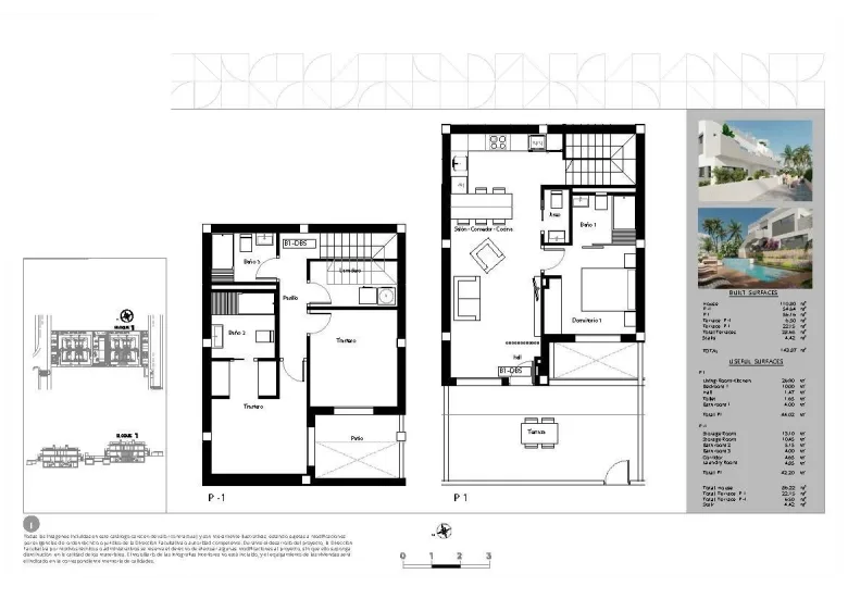 Planskisse — New Build Residential Complex in Los Balcones, Torrevieja