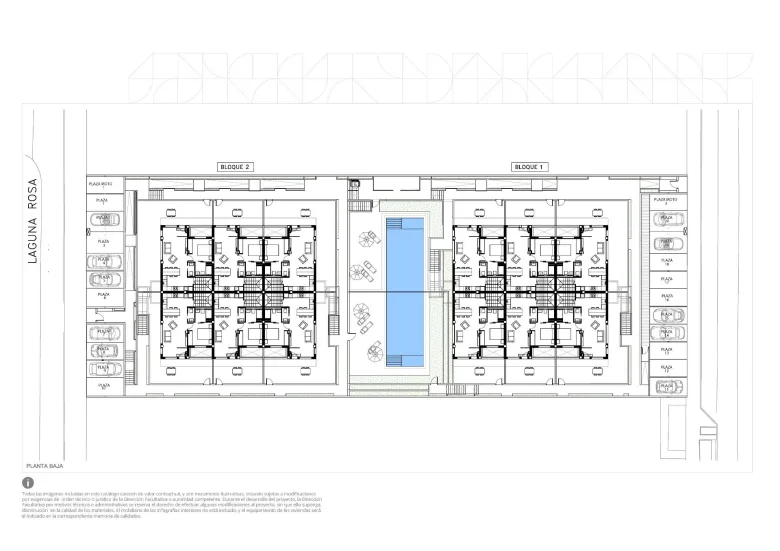 Planskisse — New Build Residential Complex in Los Balcones, Torrevieja