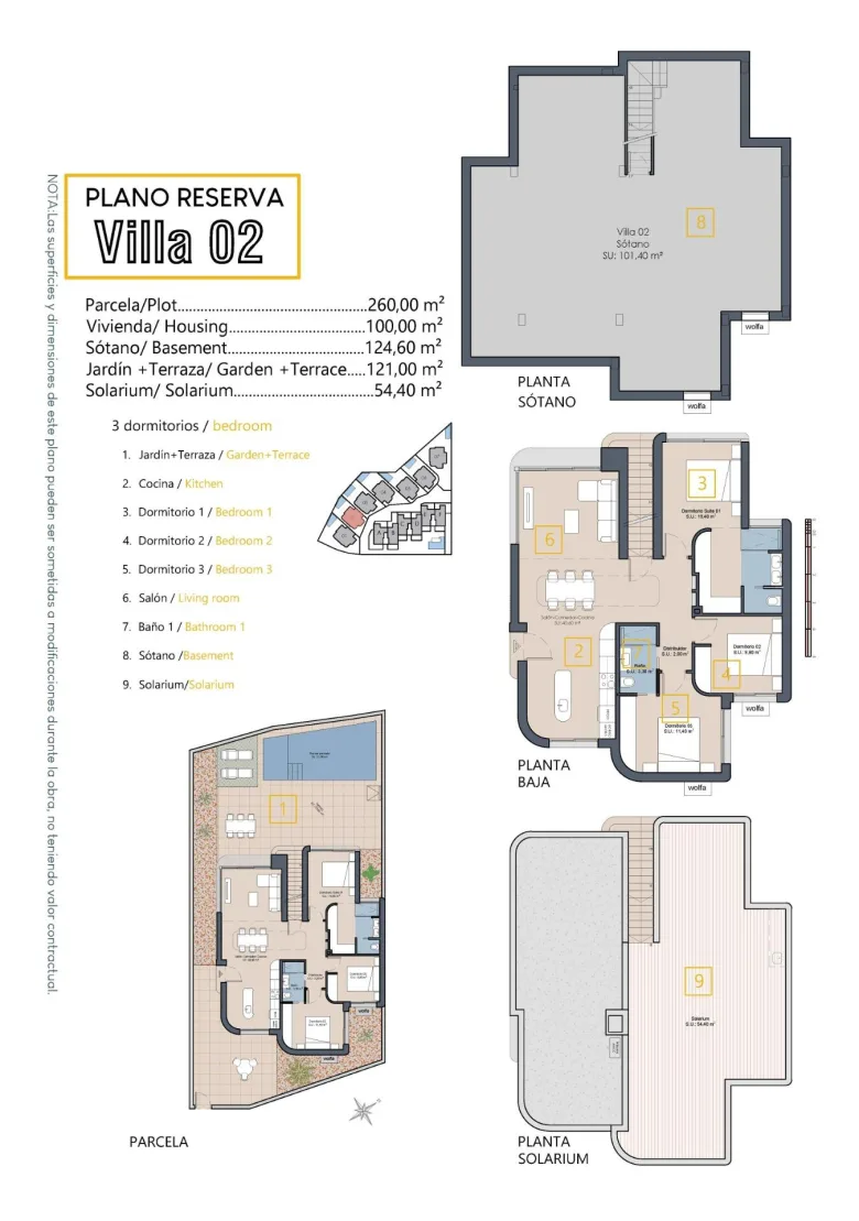 Planskisse — New Build Residential Complex in Los Alcázares on the Frontline of Serena Golf