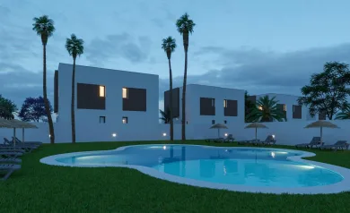 New Semi-Detached Villas by the Sea in La Marina - El Pinet Beach