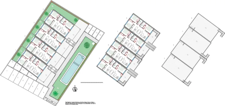 Planskisse — Eksklusive nybygde boliger i Pilar de la Horadada – moderne middelhavsstil nær stranden