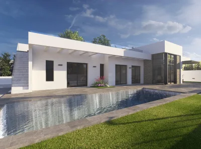 Moderne nybygd villa i Doña Pepa, Rojales – høy standard i attraktivt boligområde