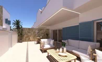 Nybygd boligkompleks i Torre de la Horadada – bungalowleiligheter nær stranden