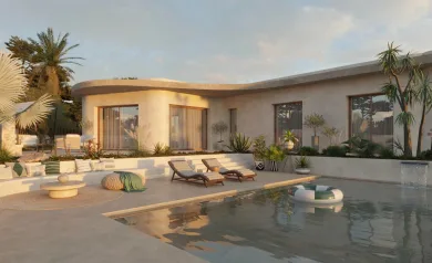 Contemporary Luxury Villa in La Marina Urbanization, Costa Blanca