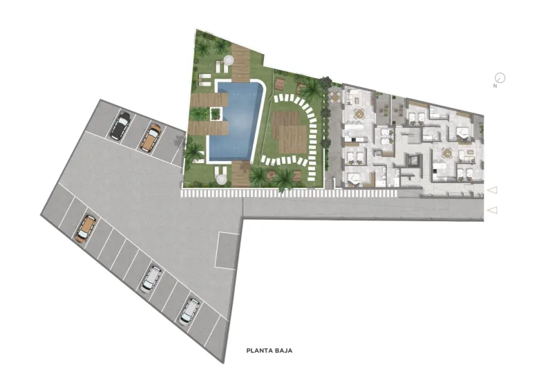Planskisse — New Development Apartments in Central Guardamar del Segura, Costa Blanca