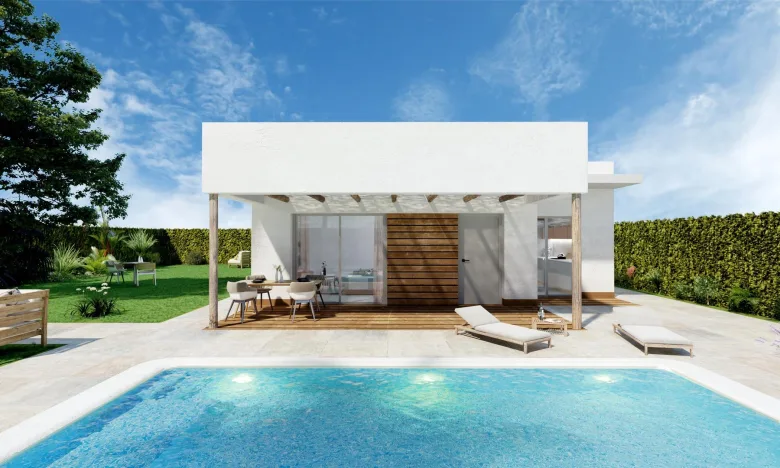 Planskisse — New Build Villas in La Montañosa Urbanization, Hondón de las Nieves