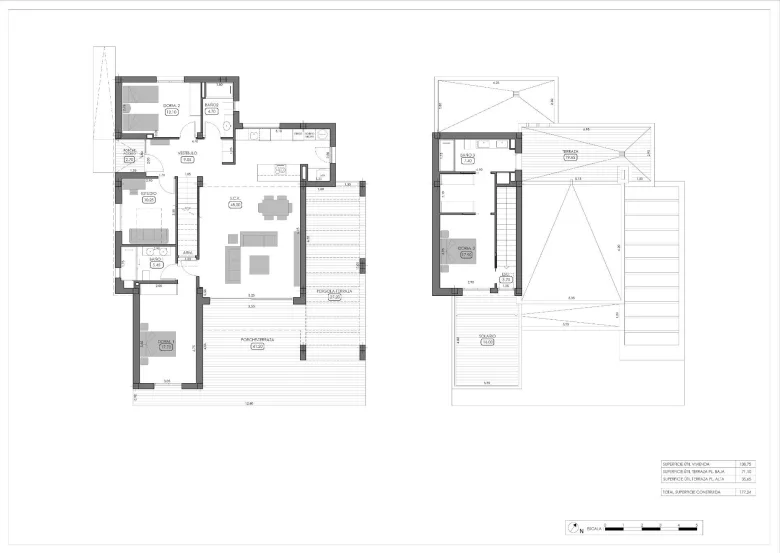 Planskisse — Contemporary New Build Villas with Private Pool in La Finca Golf Resort, Algorfa