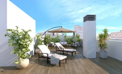Nye leiligheter med innholdsrikt fellesområde i sentrum av Torrevieja