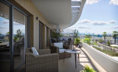 Nye leiligheter og villaer med panoramautsikt over havet i Finestrat nær Benidorm