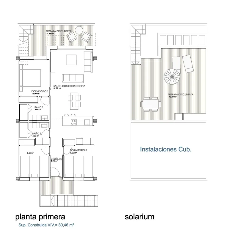 Planskisse — New Build Bungalows for Sale in Bigastro Modern Living on the Costa Blanca South
