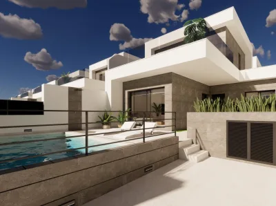 Moderne nye villaer med privat basseng i Dolores, Alicante