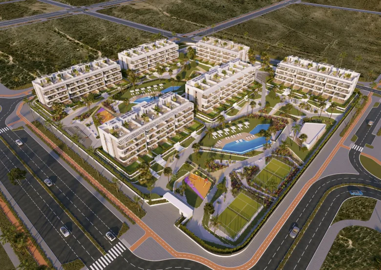 Planskisse — Modern New Build Apartments in La Hoya, Torrevieja