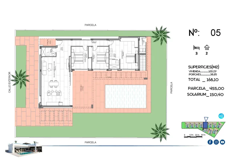 Planskisse — New Build Luxury Villas in La Finca Golf, Algorfa