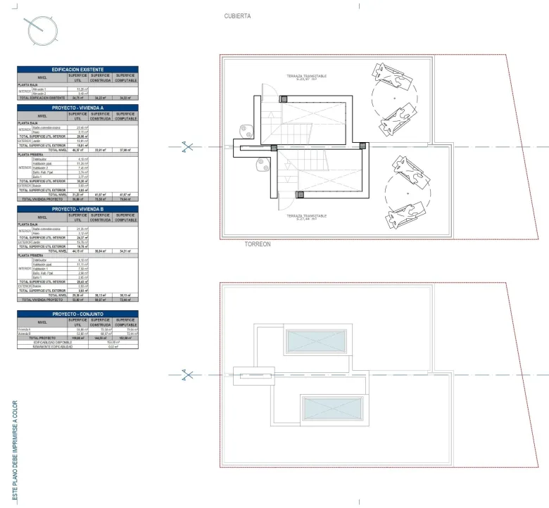 Planskisse — New Build Townhouses 50 m from the Beach in La Azohia Cartagena