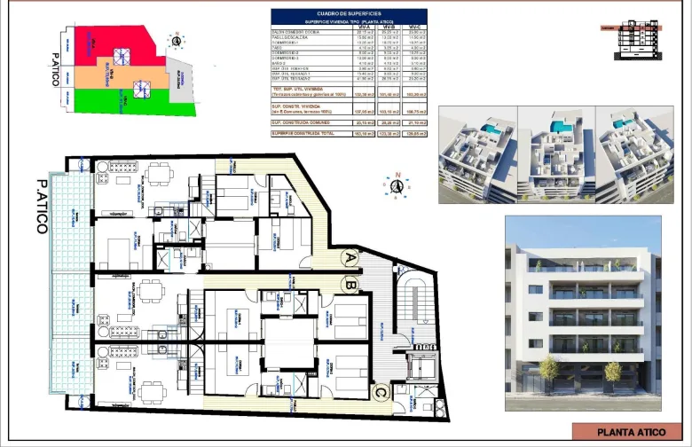 Planskisse — New Build Apartments in Torrevieja Just 400 m from Playa del Cura