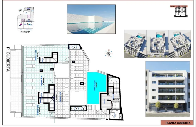 Planskisse — New Build Apartments in Torrevieja Just 400 m from Playa del Cura