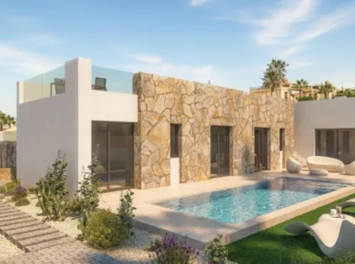 Luksuriøse nye villaer ved siden av La Finca Golf i Algorfa