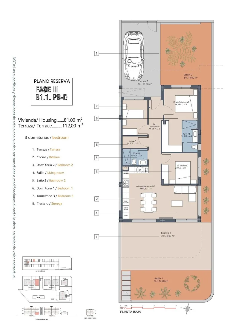 Planskisse — New Build Residential Complex Near Serena Golf and the Mar Menor in Los Alcazares