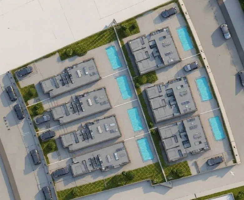 Planskisse — Luksuriøse nye villaer i Las Filipinas, Orihuela Costa