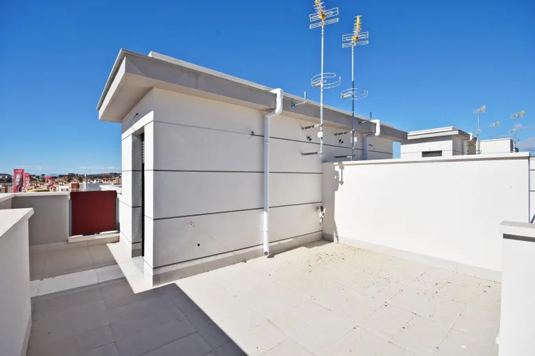 Planskisse — Moderne tomannsboliger med havutsikt i Puerto de Mazarron