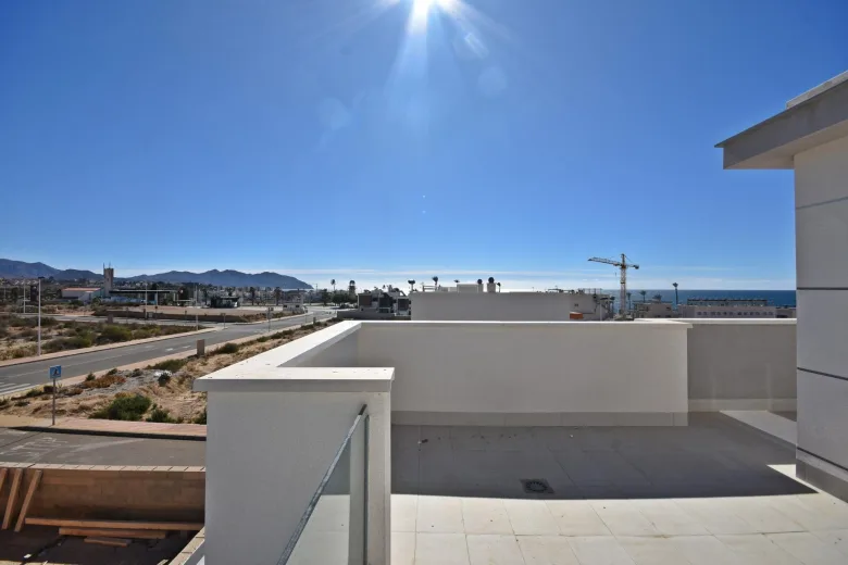 Planskisse — Moderne tomannsboliger med havutsikt i Puerto de Mazarron