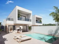 Moderne nye villaer med privat basseng i San Pedro del Pinatar