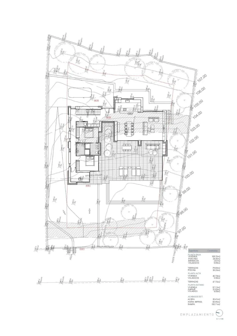 Planskisse — Luxury New Build Villa with Sea Views in San Jaime, Benissa