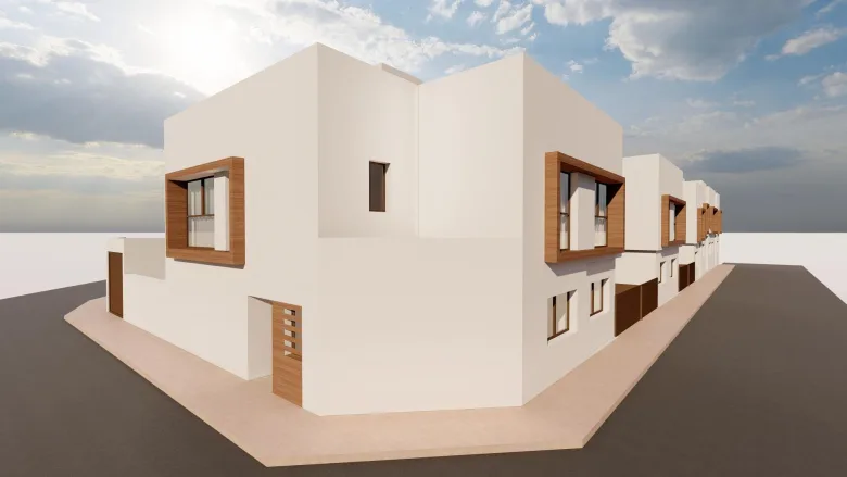 Planskisse — Nye rekkehus i San Javier - moderne design og førsteklasses beliggenhet