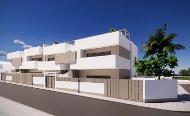 Nye bungalower til salgs i Pilar de la Horadada, 3 km fra stranden