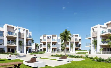 New Build Resort Apartments at La Serena Golf-Los Alcazares Near the Beach