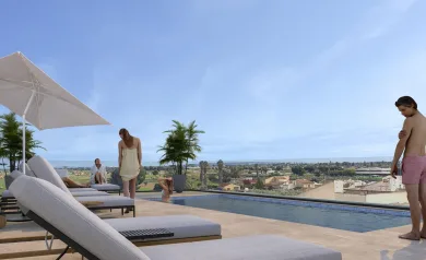 Nye leiligheter til salgs i Catral Alicante med takbasseng