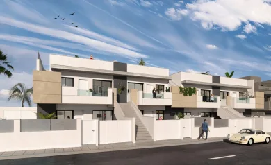 Rekkehus med 2 soverom og 2 bad i San Pedro del Piñatar