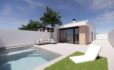 New Build Villas with Private Pool Near La Serena Golf in Los Alcazares
