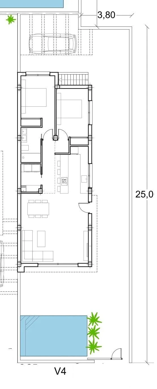 Planskisse — New Build Villas with Private Pool Near La Serena Golf in Los Alcazares